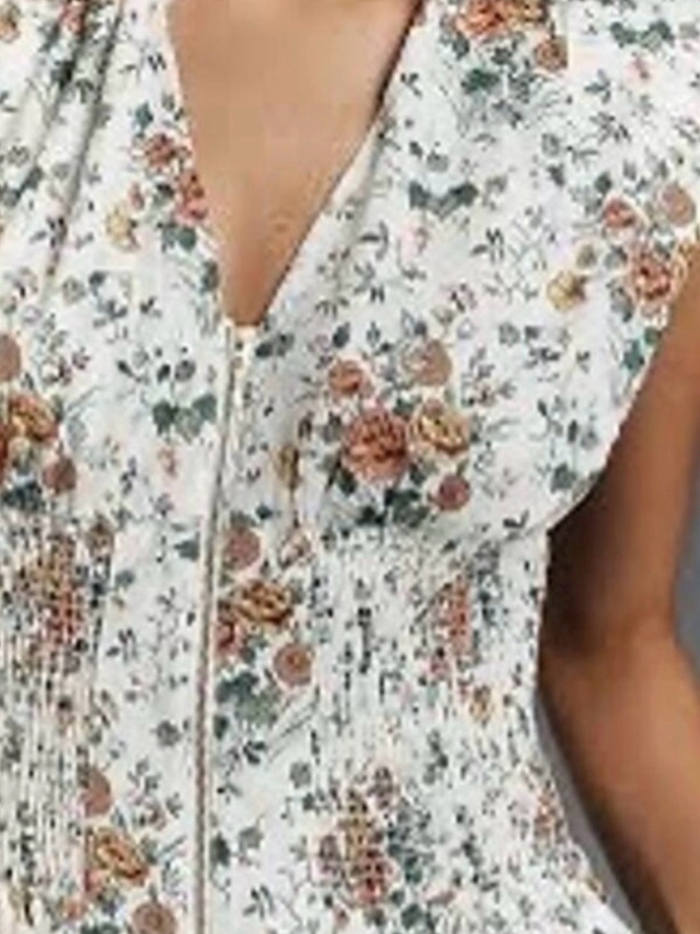 Anthropologie Maeve Floral Tommie dress 1X - Picture 2 of 6